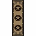 Mayberry Rug 2 ft. 3 in. x 7 ft. 7 in. Arlington Rectangle Area Rug, Black AD6441 2X8